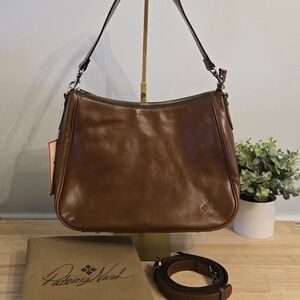 Patricia Nash Athani Shoulder Bag – Vintage Distress Cognac